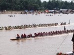 Pengamanan Hari Kedua Festival Pacu Jalur Tradisional Piala Bupati Kuantan Singingi 2026 Berjalan Aman dan Kondusif