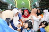 Bupati Bengkalis dan Wakil Sholat Ied Bersama Masyarakat di Masjid Istiqomah Bengkalis