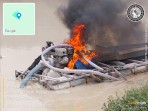 Respons Cepat Laporan Call Center 110, Polsek Kuantan Tengah Tindak Lanjuti Aduan PETI dan Musnahkan Lima Unit Stingkai