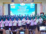 Hari Kedua Jambore Kader PKK Berprestasi Tingkat Provinsi Sumbar, Kabupaten Solok Tampilkan Yel-Yel Penuh Semangat