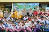 Green Policing Goes to School, Kapolres Kuansing Ajak 290 Siswa Jaga Lingkungan Sejak Dini