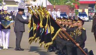 Presiden Prabowo Beri Nugraha Sakanti kepada Polda Riau, Kapolda: Penghargaan Ini Milik Seluruh Personel