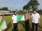 Kapolres Kuansing Serahkan Simbolis Kartu BPJS Ketenagakerjaan kepada PPPK dan PHL